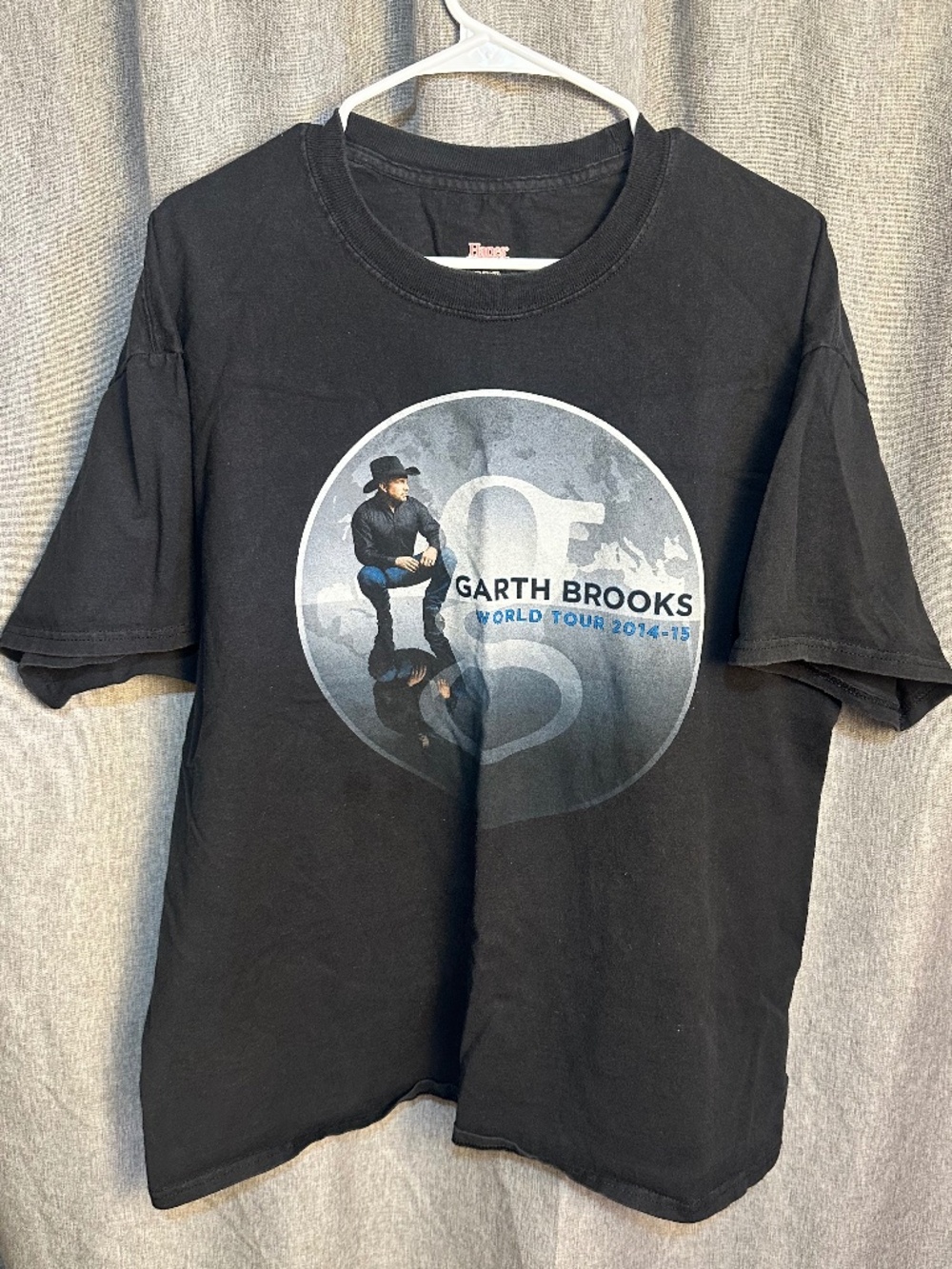 Garth Brooks World Tour 2014-2015 Concert Graphic T-Shirt Black XL